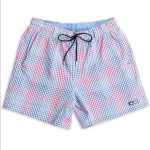 Like New Men’s Southern Marsh Seersucker Swimsuit